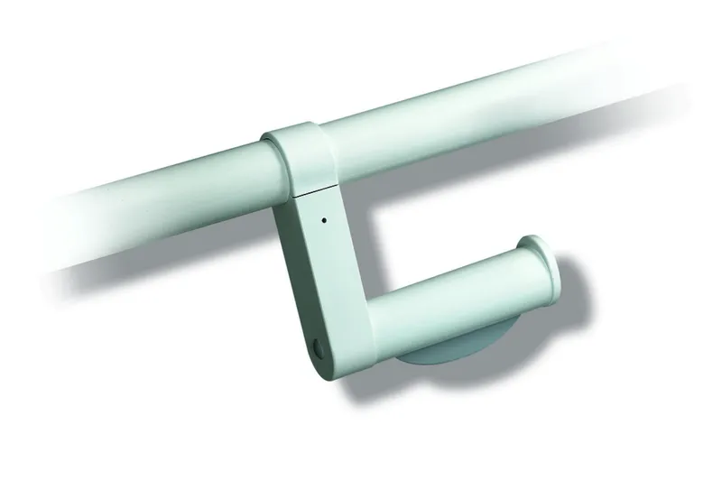 HEWI WC-Papierhalter, nachrüstbar, für Stangensystem d:33mm reinweiß