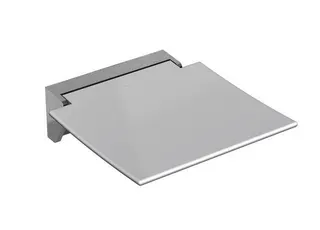 HEWI Klappsitz 350, B:350, T:373, schliff, Sitzf. farb. signalweiß – Bild 2
