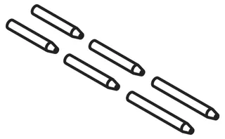 HEWI Set Zylinderstifte f. Stoßgriffe u. Rückens. 801 – Bild 2