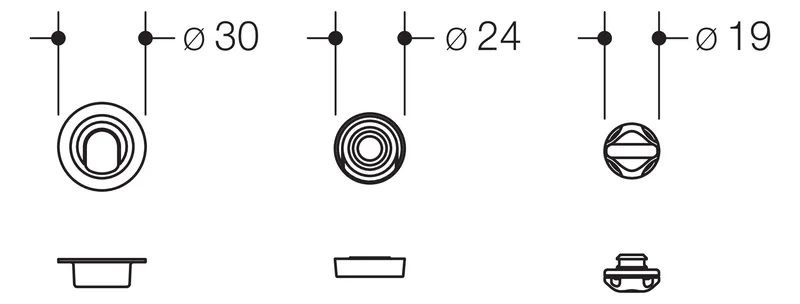 HEWI S 50 Fidlock Befestigung inkl. Diebstahlsicherung für Fbd