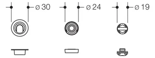 HEWI S 50 Fidlock Befestigung inkl. Diebstahlsicherung für Fbd