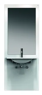 HEWI Waschtisch-Modul S 50, Waschtisch M40.11.501, Spiegel, weiß