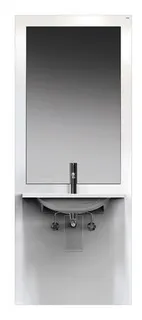 HEWI Waschtisch-Modul S 50, Waschtisch M40.11.501, Spiegel, weiß – Bild 2