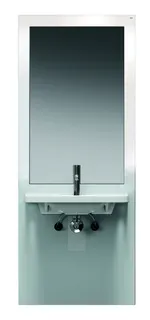 HEWI Waschtisch-Modul S50, Waschtisch 950.11.161, Spiegel, weiß