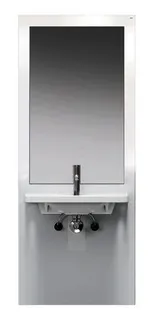 HEWI Waschtisch-Modul S50, Waschtisch 950.11.161, Spiegel, weiß – Bild 2