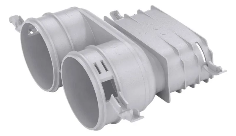 Vaillant Übergangsstück VAZ-B75-F52 von 2x D 75/62 mm auf 1x 52x132 mm