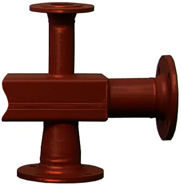 MAGRA-CONTI-Vert. Typ 100-30, Ausf. SU, mit 10 V+R-Flanschstutzen, Abstand 300mm