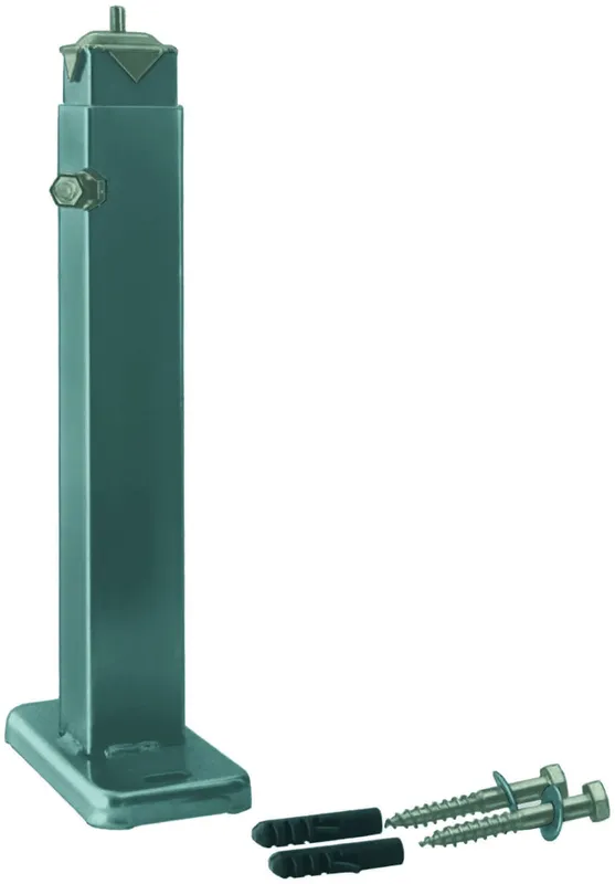 MAGRA-Standkonsole 85 höhenverstellbar 285 bis 425 mm, verzinkt, mit Schrauben
