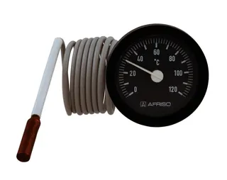 AFRISO Thermometer mit Kapillarleitung THK 52 0/120C 500mm D2105