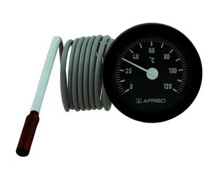 AFRISO Thermometer mit Kapillarleitung THK 52 0/120C 500mm D2105 – Bild 2