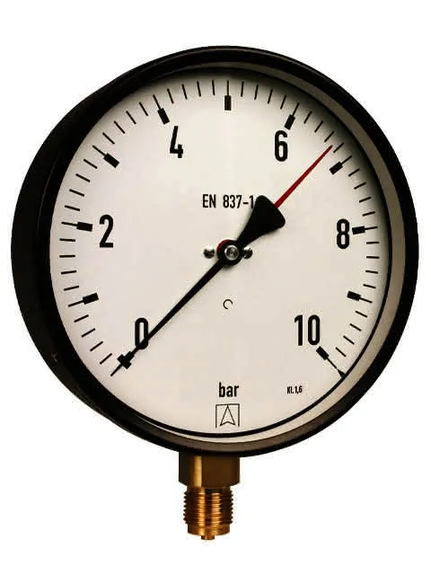 AFRISO Rohrfeder-Standardmanometer RF160 0/16bar G1/2B rad Kl.1,6 D201