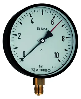 AFRISO Rohrfeder-Standardmanometer RF160 0/16bar G1/2B rad Kl.1,6 D201 – Bild 2