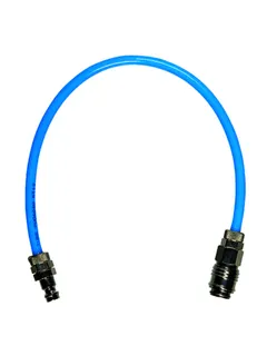 AFRISO Anschlussschlauch 0,3m 1x Stecknippel DN5, 1x Kupplung DN5 – Bild 2