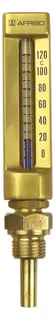 AFRISO V-Form-Maschinenthermometer VMTh 150 -30/+50C 100mm G1/2B Ms gerade