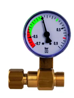 AFRISO Unterdruck-Manometer G3/8 mit 60 Grad Konus