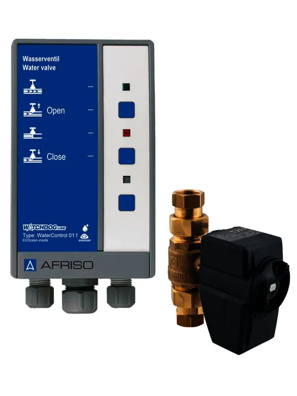 AFRISO Funkgesteuertes Wasserventil WaterControl 01 G1