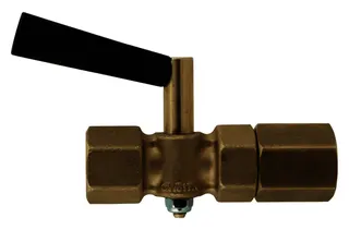 AFRISO Manometer-Absperrhahn G1/2 drehbare MxM, Messing, PN16