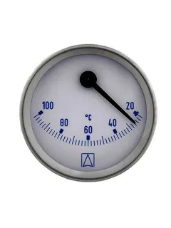 AFRISO Bimetall-Thermometer BiTh 63 exz 20/100C Zapfen 15mm exz Kl.2 blau – Bild 2