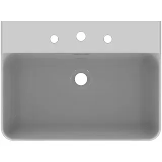Ideal Standard Waschtisch Conca, 3 Hahnloch, mit Überlauf, 600x450x165mm, Weiß – Bild 3