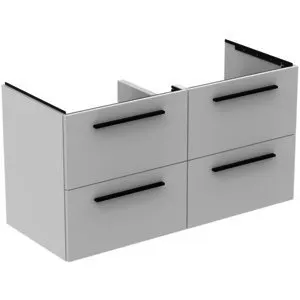 IS MDWT-Unterschrank i.life B 4 Auszüge 1200x505x630mm Weiß matt