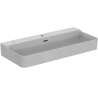 Ideal Standard Waschtisch Conca 1 Hahnloch mit Überlauf 1000x450x165mm Weiß – Bild 4