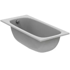 Ideal Standard Körperform-Badewanne i.life 1500x700x450mm Weiß – Bild 4