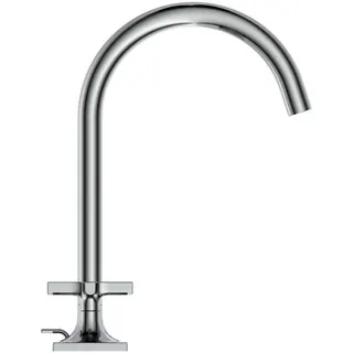 Ideal Standard Waschtischarmatur Joy Neo m.Ablgarn. Ausld.168mm Kreuzgriffe Chrom – Bild 2