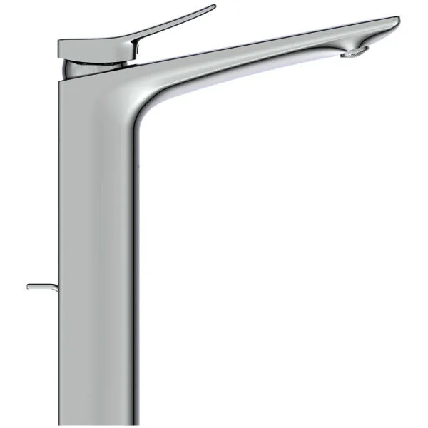 Ideal Standard Waschtisch-Armatur Conca, m.verl.Sockel, m.Ablgarn., Ausld.150mm, Chrom