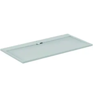 IS Rechteck-BRW Ultra Flat S i.life 1800x900x30mm Carraraweiß