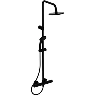 Ideal Standard Duschsystem Ceratherm T25 KB d:200mm m.Teleskopfunktion 1F-HB100mm Silk Black
