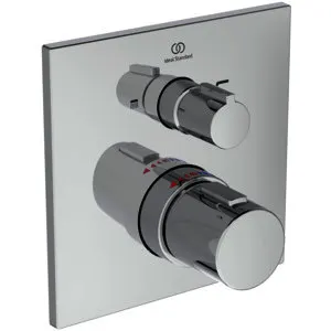 Ideal Standard Badethermostat UP Ceratherm C100, BS2, DIN EN 1717, Chrom
