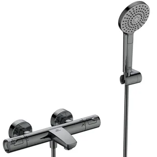 Ideal Standard Badethermostat AP Ceratherm T50 mit Handbrauseset Chrom – Bild 1