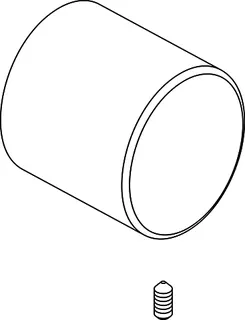 Ideal Standard Griffkappe komplett mit Logo ISI Chrom