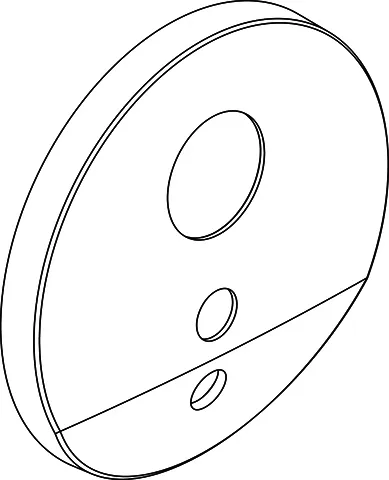 Ideal Standard UP-Rosette für Waschtisch IR-Sensor Chrom