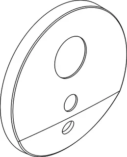 Ideal Standard UP-Rosette für Waschtisch IR-Sensor Chrom