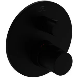 Ideal Standard Einzelthermostat UP Ceratherm T100, Bausatz 2, Rosette d:163mm, Silk Black