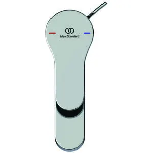 Ideal Standard Waschtischarmatur H80 Cerabase m.Metall-Ablgarn. Ausld.106mm Chrom – Bild 3
