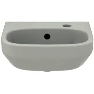 Ideal Standard Handwaschbecken i.life A 1 Hahnloch rechts mit Überlauf 350x300x115mm Weiß – Bild 2