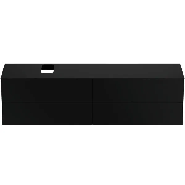 Ideal Standard Waschtisch-Unterschrank Conca, 4 Auszüge, m.Ausschnitt, 1987x505x550mm, Anthrazit