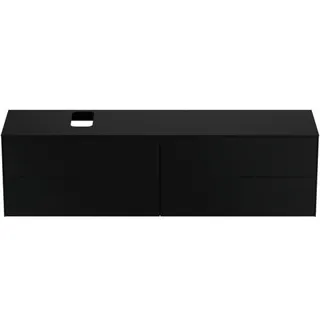 Ideal Standard Waschtisch-Unterschrank Conca, 4 Auszüge, m.Ausschnitt, 1987x505x550mm, Anthrazit – Bild 1