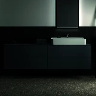 Ideal Standard Waschtisch-Unterschrank Conca, 4 Auszüge, m.Ausschnitt, 1987x505x550mm, Anthrazit – Bild 3