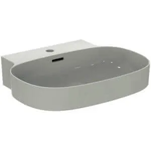 Ideal Standard Waschtisch Linda-X 1 Hahnloch mit Überlauf 600x500x135mm geschliffen Weiß