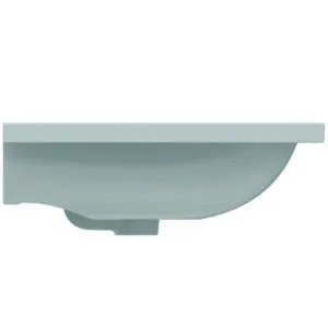 Ideal Standard Möbel-Doppelwaschtisch i.life B je 1 Hahnloch mit Überlauf 1210x515x180mm Weiß – Bild 3
