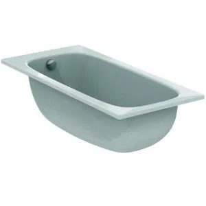 Ideal Standard Körperform-Badewanne i.life 1700x750x450mm Weiß – Bild 2