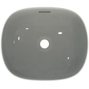 Ideal Standard Aufsatzwaschtisch Linda-X ohne Hahnloch mit Überlauf 450x380x130mm Weiß
