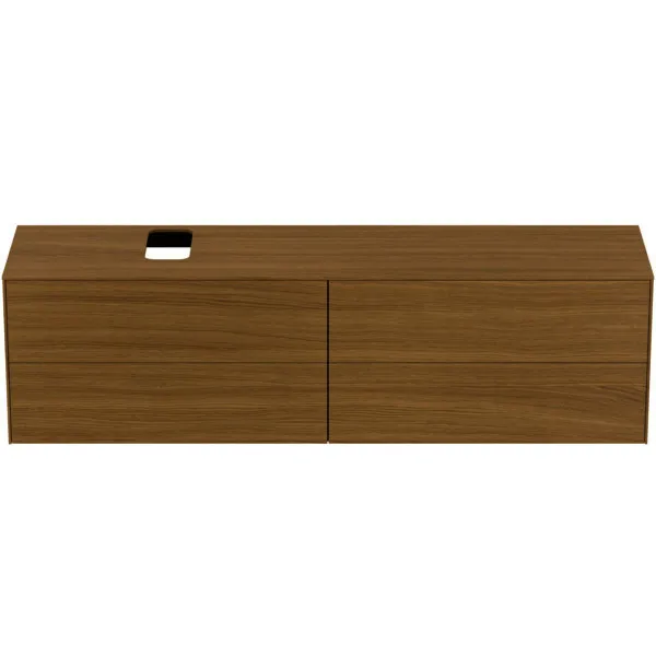 Ideal Standard Waschtisch-Unterschrank Conca, 4 Auszüge, m.Ausschnitt, 1987x505x550mm, Eiche hell