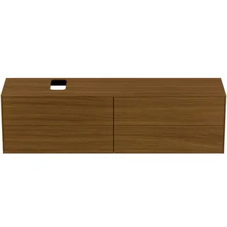 Ideal Standard Waschtisch-Unterschrank Conca, 4 Auszüge, m.Ausschnitt, 1987x505x550mm, Eiche hell