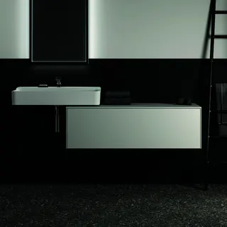 Ideal Standard Waschtisch-Unterschrank Conca, 1 Auszug, o.Ausschnitt, 1202x505x370mm, Weiß – Bild 3