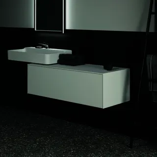 Ideal Standard Waschtisch-Unterschrank Conca, 1 Auszug, o.Ausschnitt, 1202x505x370mm, Weiß – Bild 4