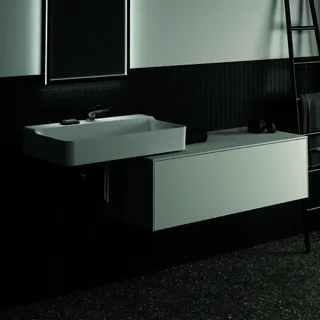 Ideal Standard Waschtisch-Unterschrank Conca, 1 Auszug, o.Ausschnitt, 1202x505x370mm, Weiß – Bild 5